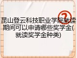 昆山登云科技职业学院就读期间可以申请哪些奖学金(就读奖学金种类)