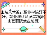 山东艺术设计职业学院好不好，就业现状及发展趋势(山艺职院就业前景)