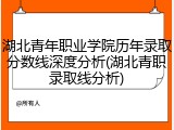 湖北青年职业学院历年录取分数线深度分析(湖北青职录取线分析)