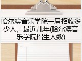 哈尔滨音乐学院一届招收多少人，最近几年(哈尔滨音乐学院招生人数)