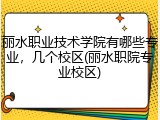 丽水职业技术学院有哪些专业，几个校区(丽水职院专业校区)