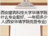 西安建筑科技大学华清学院什么专业最好，一年招多少人(西安华清学院优势专业)