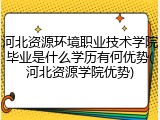 河北资源环境职业技术学院毕业是什么学历有何优势(河北资源学院优势)