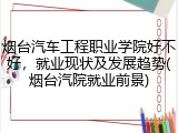 烟台汽车工程职业学院好不好，就业现状及发展趋势(烟台汽院就业前景)