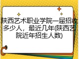 陕西艺术职业学院一届招收多少人，最近几年(陕西艺院近年招生人数)