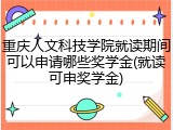 重庆人文科技学院就读期间可以申请哪些奖学金(就读可申奖学金)