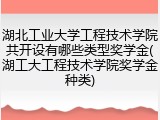 湖北工业大学工程技术学院共开设有哪些类型奖学金(湖工大工程技术学院奖学金种类)
