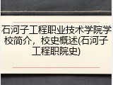 石河子工程职业技术学院学校简介，校史概述(石河子工程职院史)