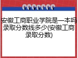 安徽工商职业学院是一本吗录取分数线多少(安徽工商录取分数)