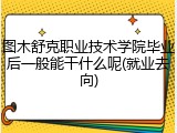 图木舒克职业技术学院毕业后一般能干什么呢(就业去向)