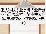 重庆科技职业学院毕业后就业前景怎么样，毕业生去向(重庆科技职业学院就业去向)