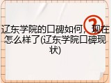 辽东学院的口碑如何，现在怎么样了(辽东学院口碑现状)
