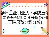 徐州工业职业技术学院历年录取分数线深度分析(徐州工院录取分数分析)