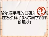 哈尔滨学院的口碑如何，现在怎么样了(哈尔滨学院评价现状)