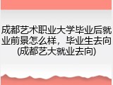 成都艺术职业大学毕业后就业前景怎么样，毕业生去向(成都艺大就业去向)