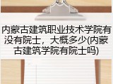 内蒙古建筑职业技术学院有没有院士，大概多少(内蒙古建筑学院有院士吗)