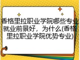香格里拉职业学院哪些专业就业前景好，为什么(香格里拉职业学院优势专业)