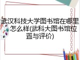 武汉科技大学图书馆在哪里，怎么样(武科大图书馆位置与评价)