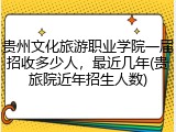 贵州文化旅游职业学院一届招收多少人，最近几年(贵旅院近年招生人数)