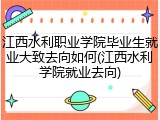 江西水利职业学院毕业生就业大致去向如何(江西水利学院就业去向)