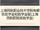 上海民航职业技术学院有哪些奖学金和助学金呢(上海民航职院奖助学金)