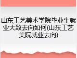 山东工艺美术学院毕业生就业大致去向如何(山东工艺美院就业去向)