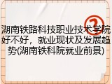湖南铁路科技职业技术学院好不好，就业现状及发展趋势(湖南铁科院就业前景)
