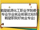 鹤壁能源化工职业学院哪个专业毕业就业前景比较好(鹤壁职院好就业专业)
