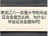 黑龙江八一农垦大学的毕业证含金量怎么样，为什么(毕业证含金量如何)