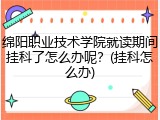 绵阳职业技术学院就读期间挂科了怎么办呢？(挂科怎么办)
