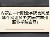 内蒙古丰州职业学院官网是哪个网址多少(内蒙古丰州职业学院官网)