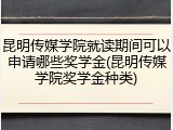昆明传媒学院就读期间可以申请哪些奖学金(昆明传媒学院奖学金种类)