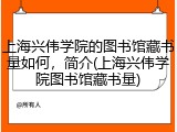 上海兴伟学院的图书馆藏书量如何，简介(上海兴伟学院图书馆藏书量)