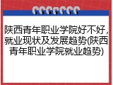 陕西青年职业学院好不好，就业现状及发展趋势(陕西青年职业学院就业趋势)
