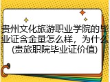 贵州文化旅游职业学院的毕业证含金量怎么样，为什么(贵旅职院毕业证价值)