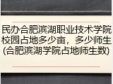 民办合肥滨湖职业技术学院校园占地多少亩，多少师生(合肥滨湖学院占地师生数)