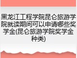 黑龙江工程学院昆仑旅游学院就读期间可以申请哪些奖学金(昆仑旅游学院奖学金种类)