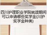 四川护理职业学院就读期间可以申请哪些奖学金(川护奖学金种类)