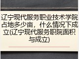 辽宁现代服务职业技术学院占地多少亩，什么情况下成立(辽宁现代服务职院面积与成立)