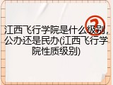 江西飞行学院是什么级别，公办还是民办(江西飞行学院性质级别)