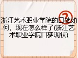 浙江艺术职业学院的口碑如何，现在怎么样了(浙江艺术职业学院口碑现状)