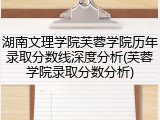 湖南文理学院芙蓉学院历年录取分数线深度分析(芙蓉学院录取分数分析)