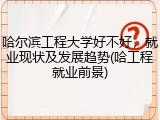 哈尔滨工程大学好不好，就业现状及发展趋势(哈工程就业前景)