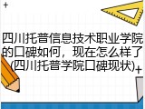 四川托普信息技术职业学院的口碑如何，现在怎么样了(四川托普学院口碑现状)
