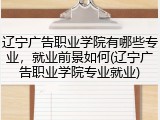 辽宁广告职业学院有哪些专业，就业前景如何(辽宁广告职业学院专业就业)