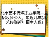北京艺术传媒职业学院一届招收多少人，最近几年(北艺传媒近年招生人数)