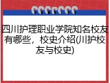 四川护理职业学院知名校友有哪些，校史介绍(川护校友与校史)
