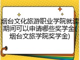 烟台文化旅游职业学院就读期间可以申请哪些奖学金(烟台文旅学院奖学金)