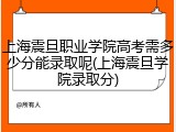 上海震旦职业学院高考需多少分能录取呢(上海震旦学院录取分)