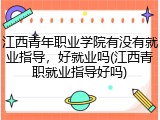 江西青年职业学院有没有就业指导，好就业吗(江西青职就业指导好吗)